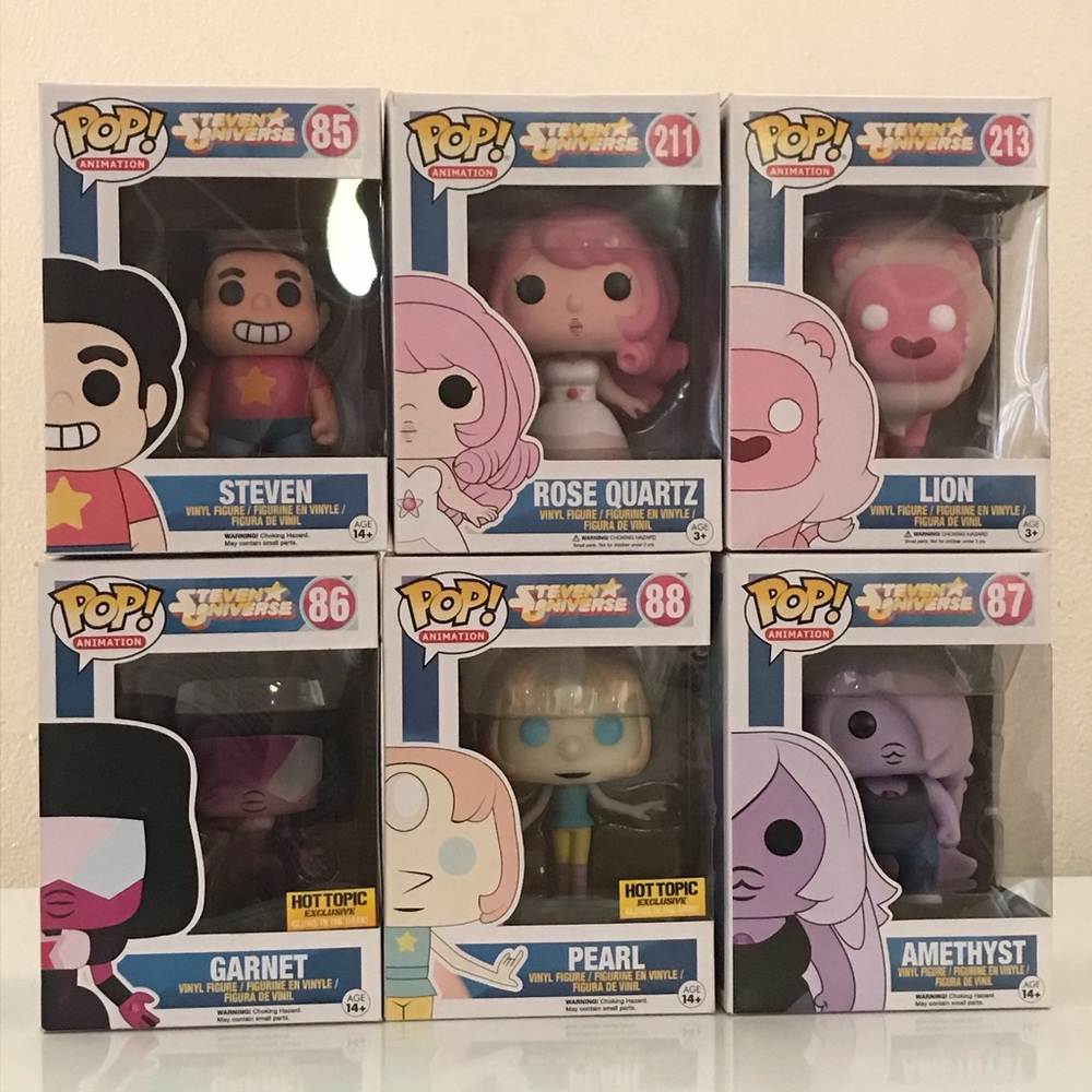 Steven Universe Funko Pop! figure bundle of 6